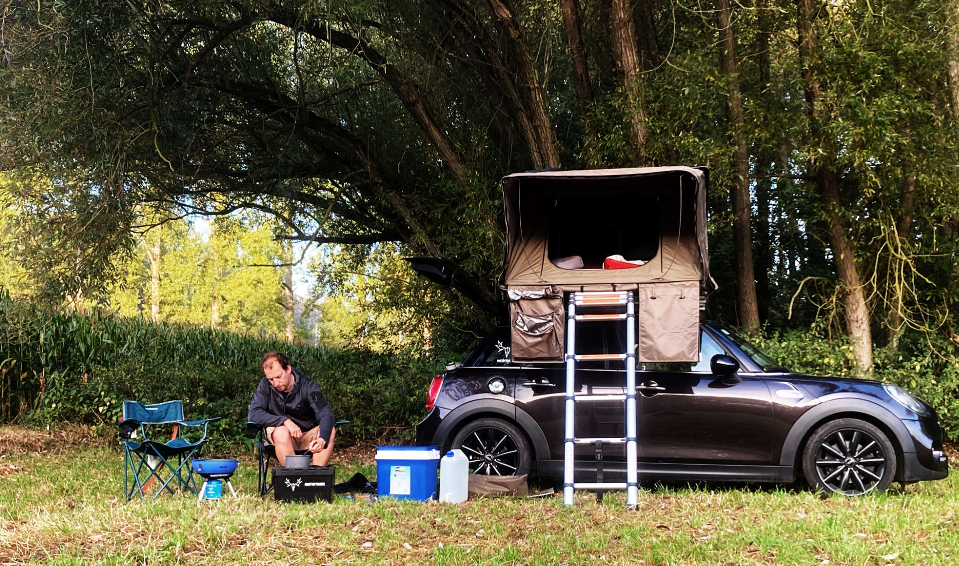Mini Cooper daktent Khosi Femkes