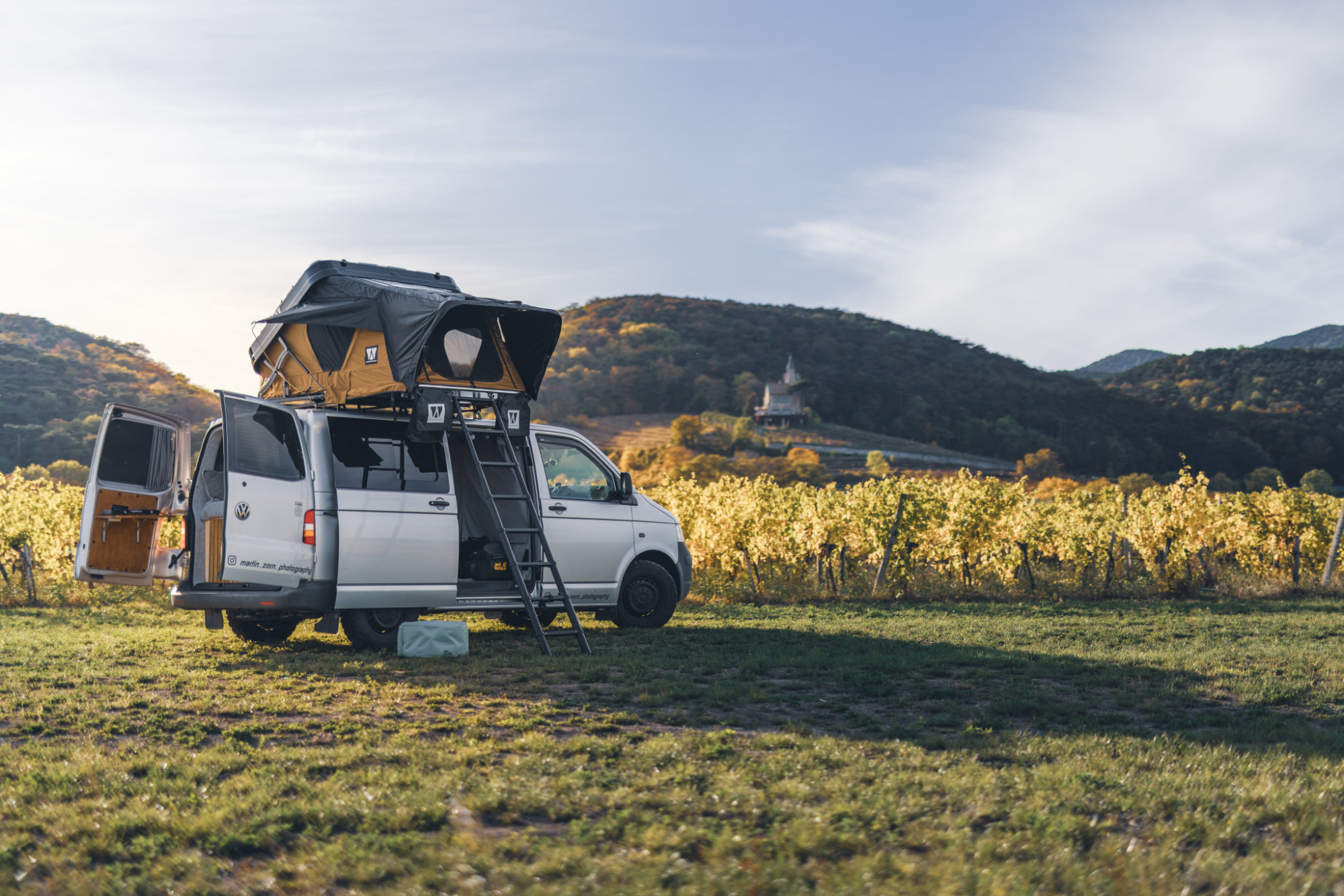 Vickywood Mighty Oak daktent kamperen vanlife