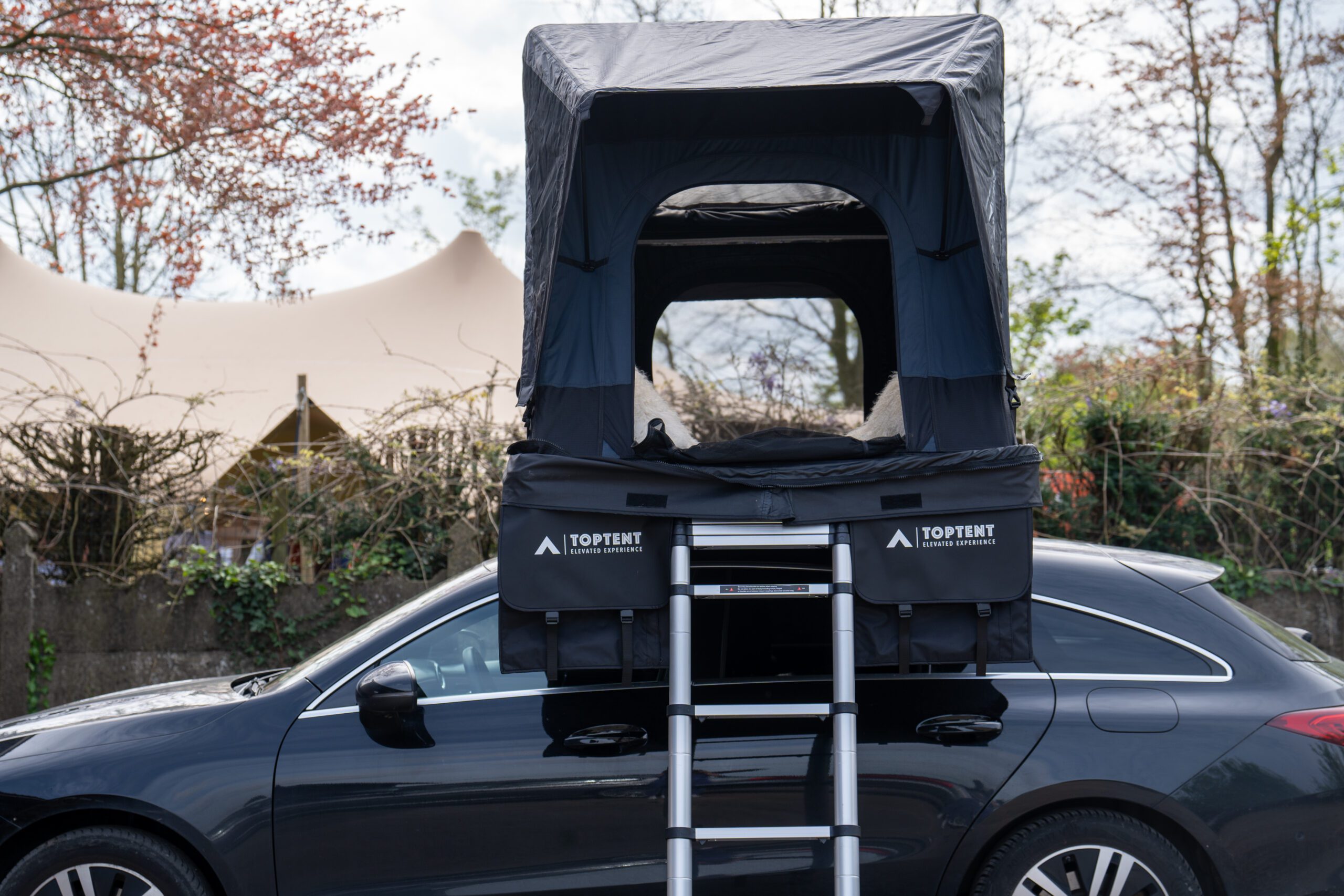Toptent daktent kamperen auto