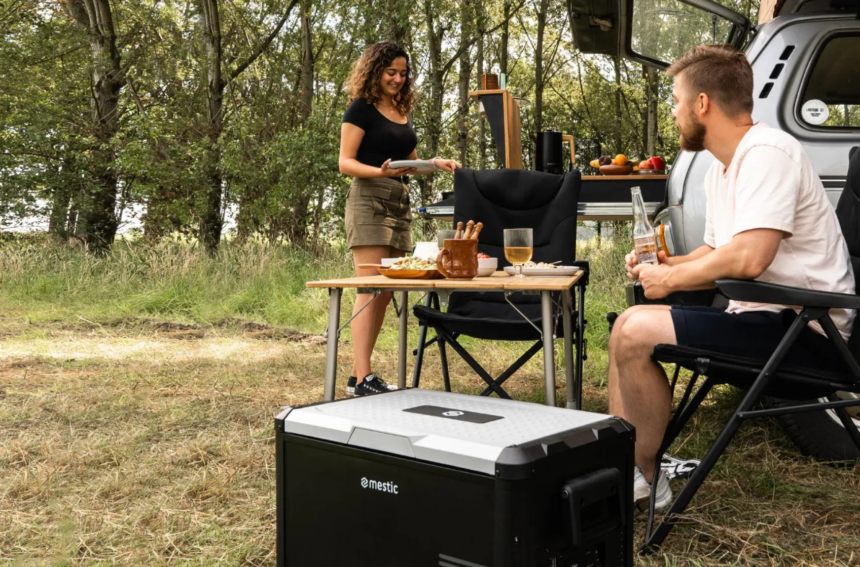 Mestic frigo powerstation kamperen auto daktent teardrop caravan camper mobilhome campervan vanlife