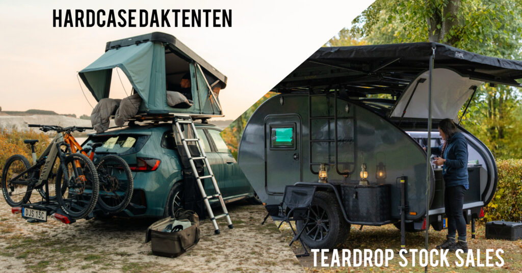 hardcover daktenten promo kortingen acties kamperen zomer glamping autovakantie